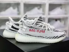 Brand new Adidas Yeezy Boost 350 V2 white "Zebra" CP9654 men's sneakers