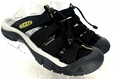 NEW KEEN 1027302 Newport Slide Waterproof Closed Toe Black Shoes Sandals Men 10