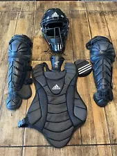 Adidas Baseball Catchers Gear Youth S Leg Guards Chest Pad Helmet DSG-LP0KP7D6