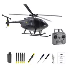 MD500E 6-Axis Gyro Stabilized RTF Black Ops Fire Support Helicopter