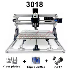 3 USB CNC 3018+ER11 Mill Wood Router Kit Engraver Milling Machine #W2