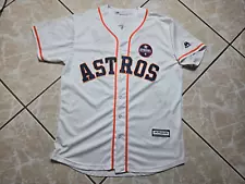 Majestic Houston Astros Carlos Correa Jersey White Sewn Baseball Men's Large