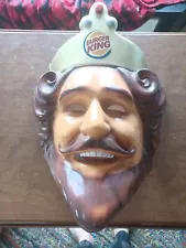 The Burger King Employee Costume Mask Halloween 2006 Rare Not Like Others