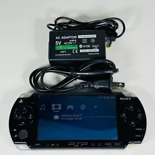 Sony PSP-2000 Handheld Console (Piano Black) 32GB & Charger - USA Seller