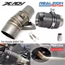 Middle Pipe Tube Exhaust Connector 51mm Tailpipe Motorcycle For Honda XADV 750