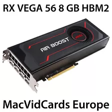 MacVidCards AMD Radeon RX Vega 56 8 GB HBM2 for Apple Mac Pro with BOOT SCREEN