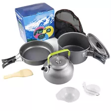 Camping Cookware Set Camping Gear Campfire Utensils Non-Stick Cooking Equipment