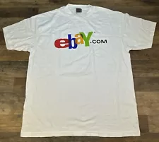 Vintage 00s eBay Logo T Shirt XL Mens Promo Spell Out Reseller Oneita Preowned