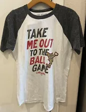 Retro El Paso Chihuahuas Take Me Out To The Ballgame Ringer T-shirt Medium