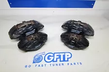 15-21 SUBARU WRX STI OEM BRAKE CALIPER BREMBO COMPLETE SET BLACK BREMBOS