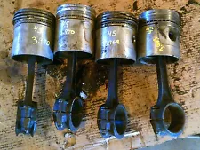 Allis Chalmers WD45 tractor AC engine motor Power Crater pistons rings main rods