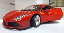 Ferrari 488 GTB Berlinetta 2015 Very Detailed Scale Diecast Model Car G LGB 1:24