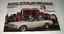 1979 Dodge Diplomat Ad - Scene Stealing Diplomat