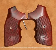 Oversized Wood Grips for a Colt Cobra or Detective Special