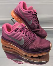 Nike Air Max 2017 Bright Grape White Fire Pink Shoe 849560 502 Women's Size 6