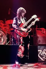 Jimmy Page - Led Zeppelin - Premium High Gloss Art Print Poster. (016P) (24”x36”