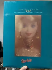 Vintage Holiday Jewel Porcelain Barbie Limited Edition Mattel 14311 NIB