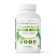 Vitamin K2 + VIT D3 5000 IU with BioPerine and Calcium for Maximum Absorption