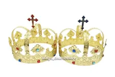 Orthodox Wedding Crown for Religious Ceremonies Christian Marriages 6.49"