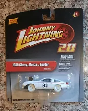 JOHNNY LIGHTNING 2.0 1980 CHEVY MONZA SPYDER WHITE LIGHTNING CHASE⚡️VHTF