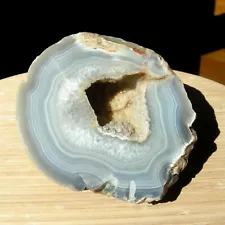 Large Quartz and Agate Crystal Geode Half Display Stone Natural Rough Rock 8Lbs