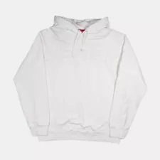 Supreme Pullover Hoodie / Size M / Mens / White / Cotton