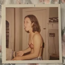 Vtg Snapshot-Cute Teen Girl 1970