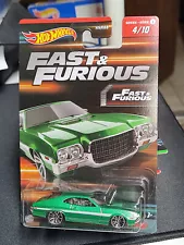 Hot Wheels #HNR94 Fast and Furious Series #4 '72 Ford Gran Torino Sport INDENTAT