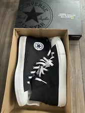 Converse Chuck Taylor All Star II High Black White Navy Lunarlon Mens 11 Rare ð¥