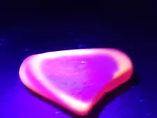 Genuine RARE RED UV ORANGE GLOW Sea Glass Surf Tumbled