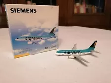 Herpa 1/400 501111 aircraft Boeing 737-700 Germany Siemens original packaging