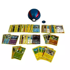 Pokemon Sun & Moon Era 100+ Card Bundle Pokeball Tin Unified MInds Charity