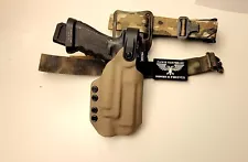 LEVEL 2 DUTY Holster for GLOCK 17/19 Gen(3-5)X300U-A W/S.QLS F FDE $158.00(Sale)