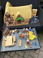 Snow White & Seven Dwarves Cottage Playset plus furniture Read Description