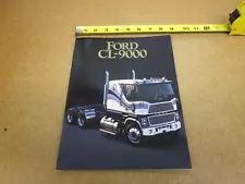 1985 Ford CL-9000 semi truck COE Cab over sales brochure 16pg ORIGINAL