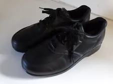 SAS Time Out Leather Black Comfort Walking Shoes Mens Size 10.5 M