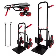 Stair Climber Hand Truck Dolly, Heavy Duty 330 Lb Capacity Trolley Cart with ...