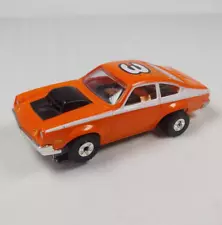 Johnny Lightning 1974 Chevy Vega #3 Orange Slot Car Tested Runs