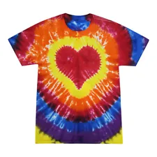 Multi-Color Tie Dye T-Shirts, Kids & Adults Short Sleeve Cotton Colortone