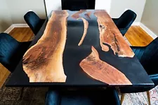 black walnut river tables for sale