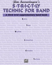 JIM SWEARINGEN'S "STRICTLY TECHNIC FOR BAND" MUSIC BOOK FOR TUBA-NEW ON SALE!!