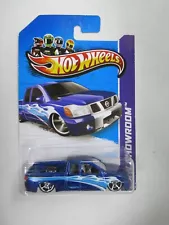 2013 Hot Wheels HW Showroom Blue Nissan Titan