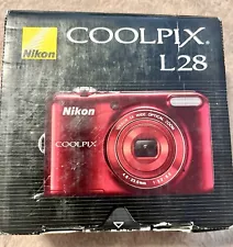 Nikon Coolpix L28 Digital 20.1 MP Camera 5X Zoom