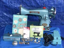 PRIMIER 100 DELUXE SEWING MACHINE SEW HEAVY MATERIAL SERVICED ATTACHMENTS MANUAL