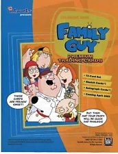 Family Guy season 1 & 2 - 2 Sell Sheets [8 1/2" x 11"]