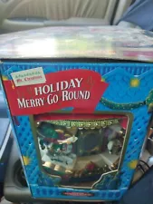 1994 Mr. Christmas Holiday Merry Go Round Box, Cord, & Power Cord-21 Carols