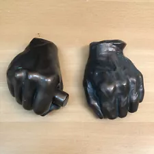 ABE LINCOLN HANDS Lifecast with Bronze Paint - Copy of 1860 Leonard Wells Volk