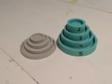 Silicone Mold Set for Concrete Saucers