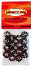 16 Brightvision Redline Wheels – 16 Large Size Bright Chrome Cap Style Wheels