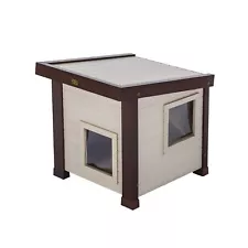 ® ECOFLEX® Albany Outdoor Feral Cat House for Multiple Cats with Quick & Easy...